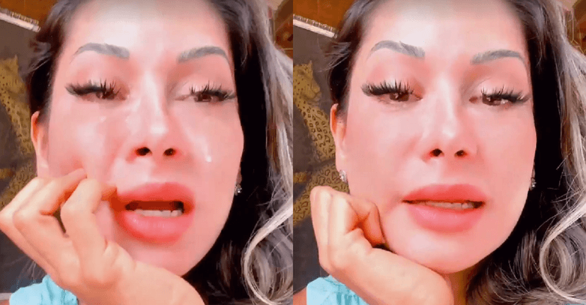 Mayra Cardi em vídeo recente chorou ao falar de relacionamento abusivo (Foto: Reprodução) Mayra Cardi em vídeo recente chorou ao falar de relacionamento abusivo (Foto: Reprodução)