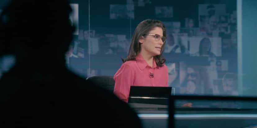 Renata Vasconcellos nos bastidores do "Jornal Nacional" (Foto: Divulgação/Globo) Renata Vasconcellos nos bastidores do "Jornal Nacional" (Foto: Divulgação/Globo)
