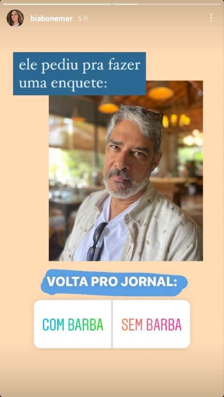William Bonner voltou a causar após questionamento ao telespectadores sobre seu visual (Foto: Reprodução) William Bonner voltou a causar após questionamento ao telespectadores sobre seu visual (Foto: Reprodução)