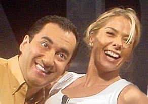 Jorge Kajuru e Adriane Galisteu Jorge Kajuru e Adriane Galisteu