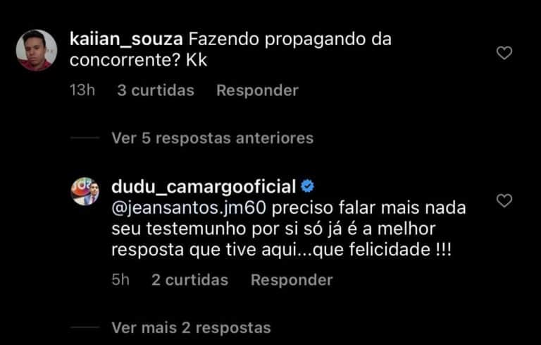 Dudu Camargo fala sobre preferência de novelas (Reprodução)