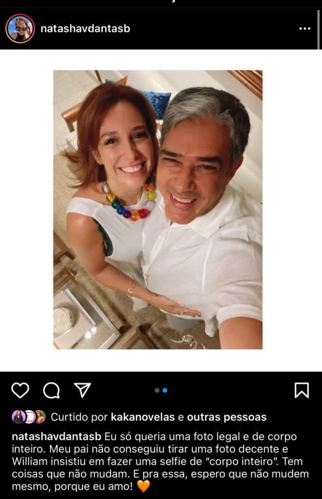 William Bonner passou as festas com a esposa e o pai dela (Foto reprodução Instagram) William Bonner passou as festas com a esposa e o pai dela (Foto reprodução Instagram)