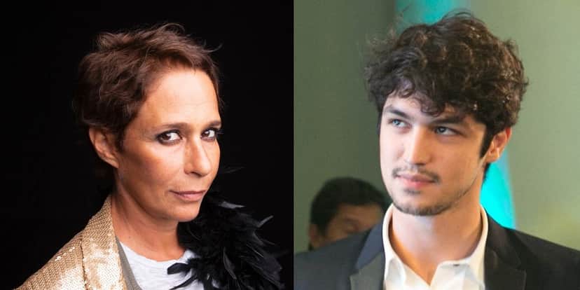 Globo: Andréa Beltrão e Gabriel Leone (Foto: Reprodução) Globo: Andréa Beltrão e Gabriel Leone (Foto: Reprodução)