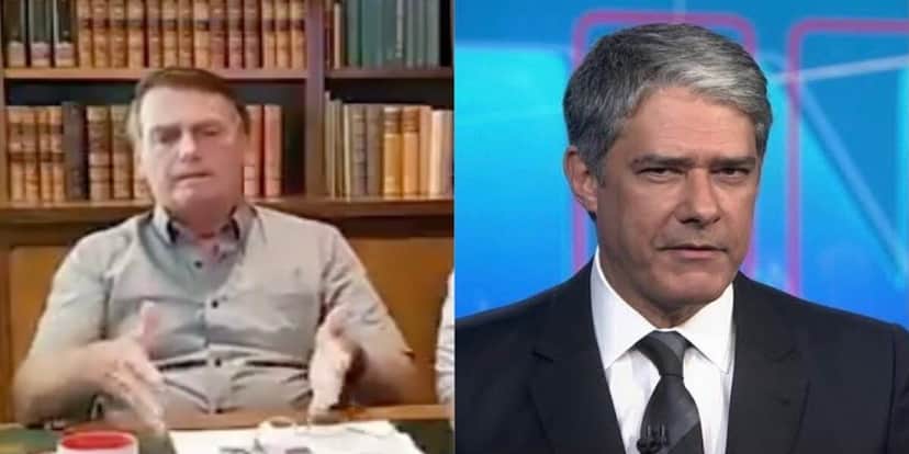 Jair Bolsonaro, William Bonner Jair Bolsonaro, William Bonner
