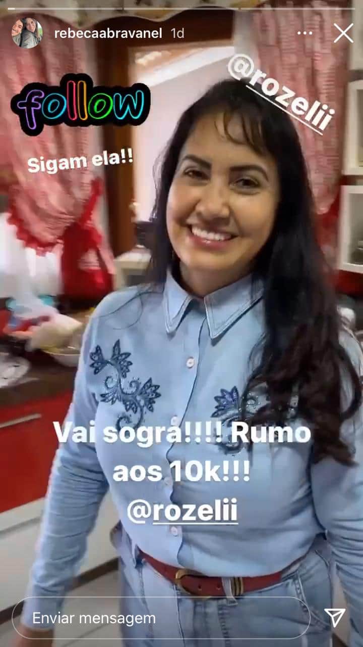 Rozeli, mãe de Pato (Foto: Reprodução/Instagram)