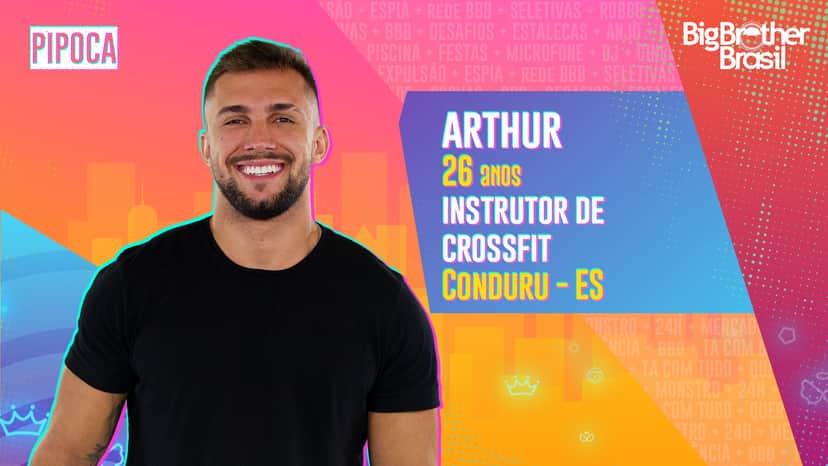 Arthur é participante do "BBB21" (Foto: Divulgação/TV Globo) Arthur é participante do "BBB21" (Foto: Divulgação/TV Globo)