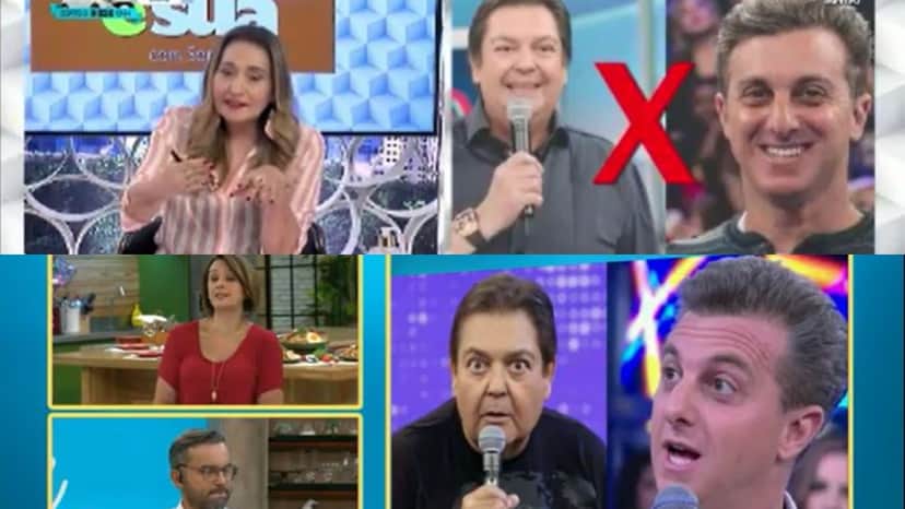 Disputa de audiência entre "A Tarde é Sua" e "Melhor da Tarde" de hoje (Foto: Reprodução/RedeTV!/Band) Disputa de audiência entre "A Tarde é Sua" e "Melhor da Tarde" de hoje (Foto: Reprodução/RedeTV!/Band)