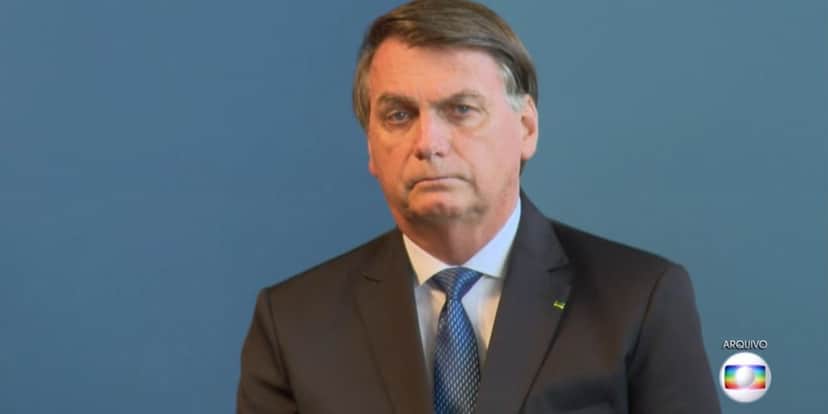 Bolsonaro voltou a confrontar a Globo (Foto: Reprodução/TV Globo) Bolsonaro voltou a confrontar a Globo (Foto: Reprodução/TV Globo)