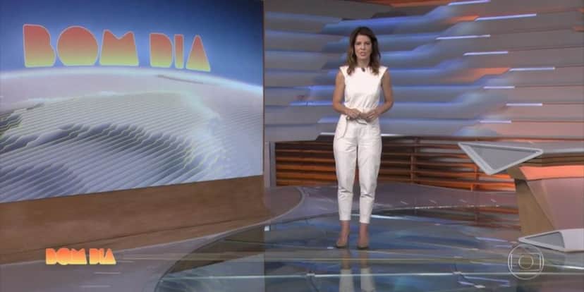Mariana Gross apresentou o "Bom Dia Brasil" nesta sexta-feira (Foto: Reprodução/TV Globo) Mariana Gross apresentou o "Bom Dia Brasil" nesta sexta-feira (Foto: Reprodução/TV Globo)