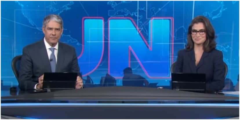 William Bonner e Renata Vasconcellos no Jornal Nacional - Foto: Reprodução William Bonner e Renata Vasconcellos no Jornal Nacional - Foto: Reprodução