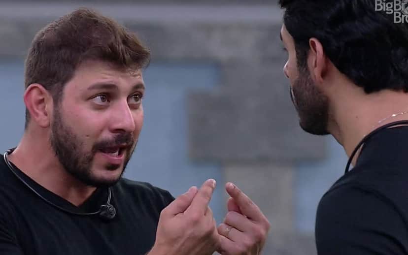 Caio e Rodolfo no BBB21 (Foto: Reprodução) Caio e Rodolfo no BBB21 (Foto: Reprodução)