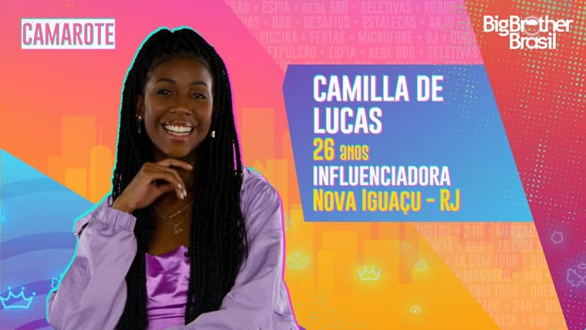 Camilla de Lucas é influencer (Foto: Divulgação/TV Globo) Camilla de Lucas é influencer (Foto: Divulgação/TV Globo)