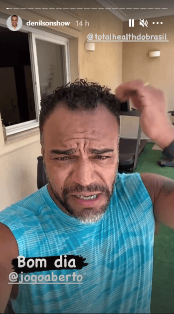 Denílson voltou a surpreender por conta de seu novo visual (Foto: Reprodução/ Instagram) Denílson voltou a surpreender por conta de seu novo visual (Foto: Reprodução/ Instagram)