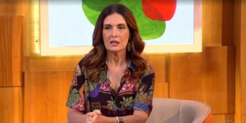 Fátima Bernardes no "Encontro" (Foto: Reprodução/TV Globo)