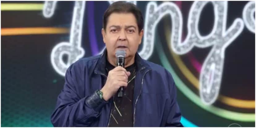 Faustão não conseguiu falar o nome do outro filho de Luciano Camargo (Foto: Reprodução) Faustão não conseguiu falar o nome do outro filho de Luciano Camargo (Foto: Reprodução)