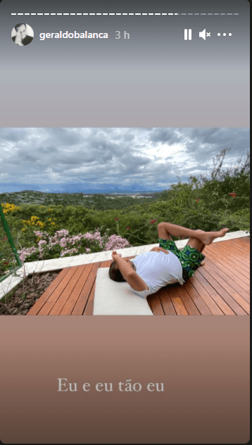 Geraldo Luís exibiu momentos preciosos de paz em sua aconchegante mansão em São Paulo (Foto: Reprodução) Geraldo Luís exibiu momentos preciosos de paz em sua aconchegante mansão em São Paulo (Foto: Reprodução)