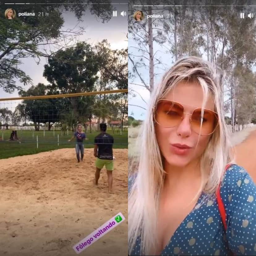 Poliana Rocha compartilhou treino nas redes sociais (Foto: Reprodução/Instagram) Poliana Rocha compartilhou treino nas redes sociais (Foto: Reprodução/Instagram)