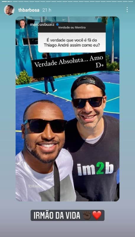Thiaguinho e Marcus Buaiz (Foto: Reprodução/ Instagram) Thiaguinho e Marcus Buaiz (Foto: Reprodução/ Instagram)