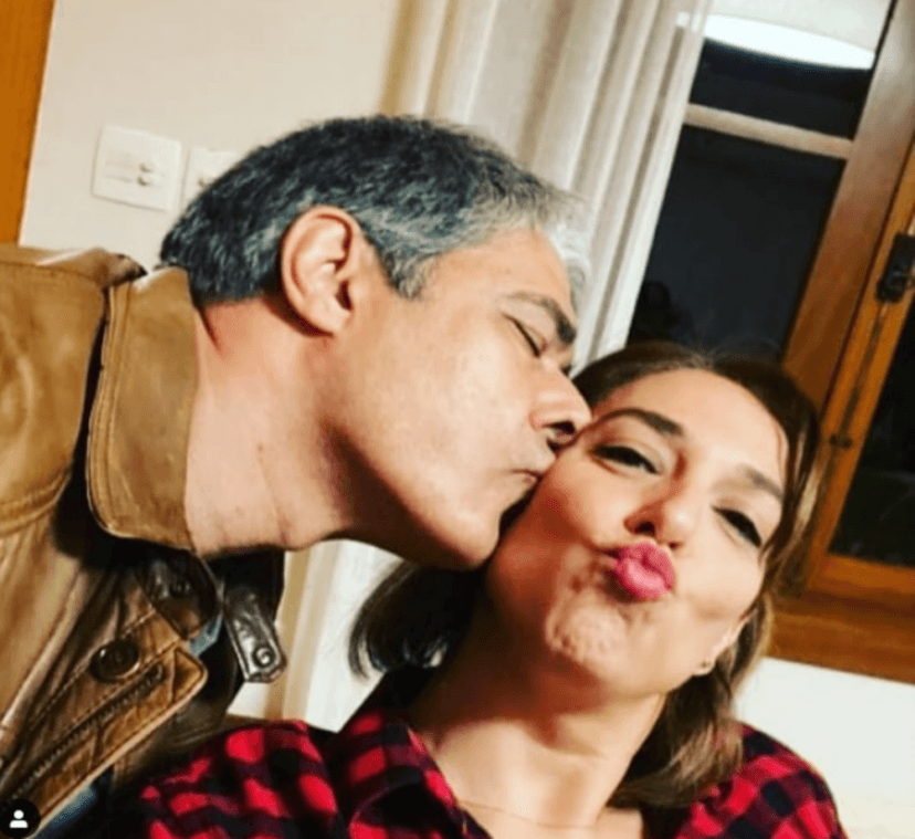 William Bonner passou as festas com a esposa e o pai dela (Foto reprodução Instagram) William Bonner passou as festas com a esposa e o pai dela (Foto reprodução Instagram)