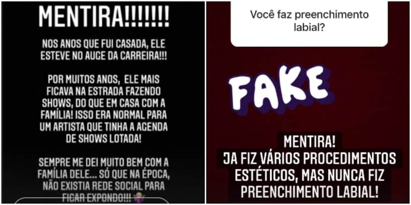 Zilu expõe o que é verdade e mentira em informações veiculadas sobre ela (Foto: Reprodução) Zilu expõe o que é verdade e mentira em informações veiculadas sobre ela (Foto: Reprodução)