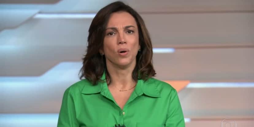 Ana Paula Araújo comando o Bom Dia Brasil na Globo (Foto: Reprodução) Ana Paula Araújo comando o Bom Dia Brasil na Globo (Foto: Reprodução)