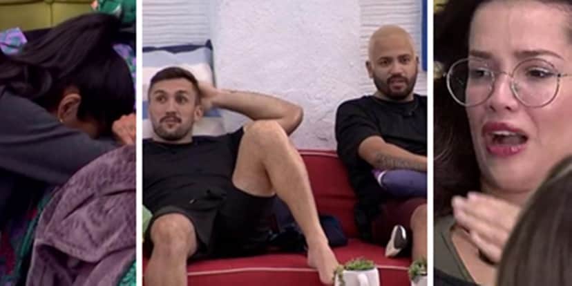 Madrugada pós prova do líder foi um pouco tensa no BBB21 (Foto: Reprodução) Madrugada pós prova do líder foi um pouco tensa no BBB21 (Foto: Reprodução)