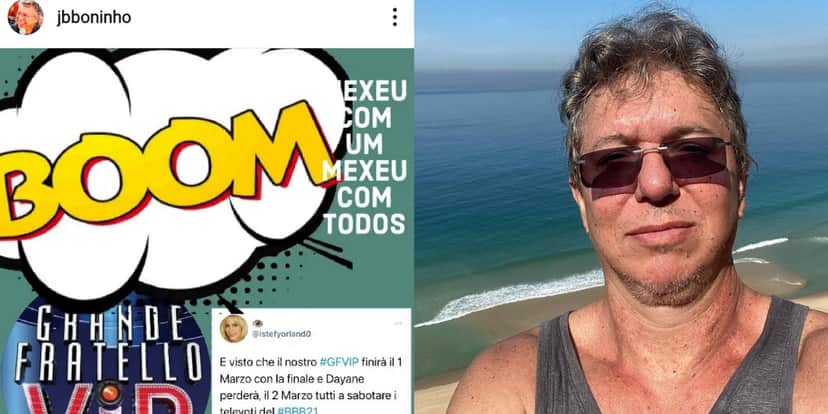 Diretor Boninho faz declaração após descobri boicote do BBB21 - Foto: Reprodução/Instagram Diretor Boninho faz declaração após descobri boicote do BBB21 - Foto: Reprodução/Instagram