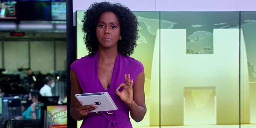 Maju Coutinho (Foto: Reprodução / Globo) Maju Coutinho (Foto: Reprodução / Globo)