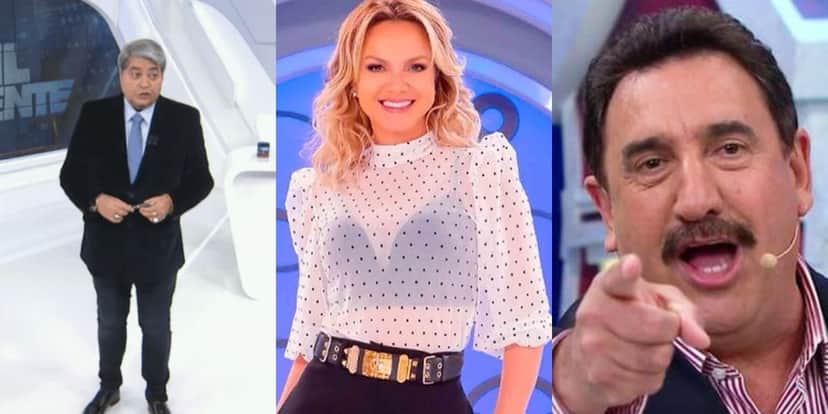 Datena, Eliana e Ratinho são apresentadores que geraram multas milionárias em sua rescisão (Foto: Reprodução) Datena, Eliana e Ratinho são apresentadores que geraram multas milionárias em sua rescisão (Foto: Reprodução)