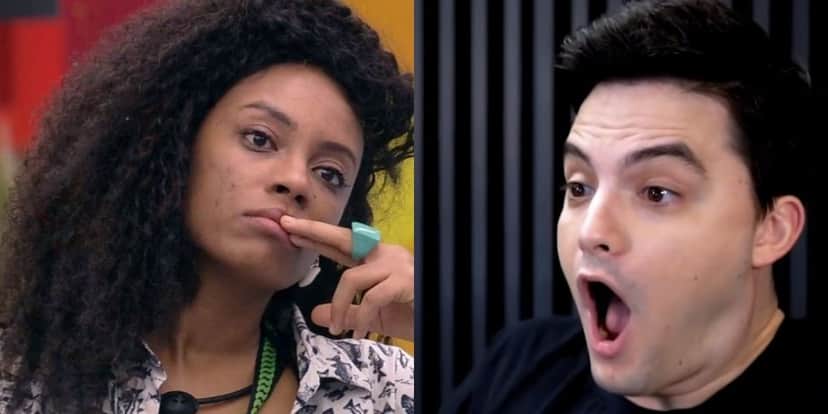 Felipe Neto já teve envolvimento com participante Lumena, do BBB21 (Foto: Reprodução) Felipe Neto já teve envolvimento com participante Lumena, do BBB21 (Foto: Reprodução)