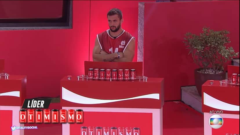 Arthur estava no otimismo no BBB21 (Foto: Reprodução) Arthur estava no otimismo no BBB21 (Foto: Reprodução)