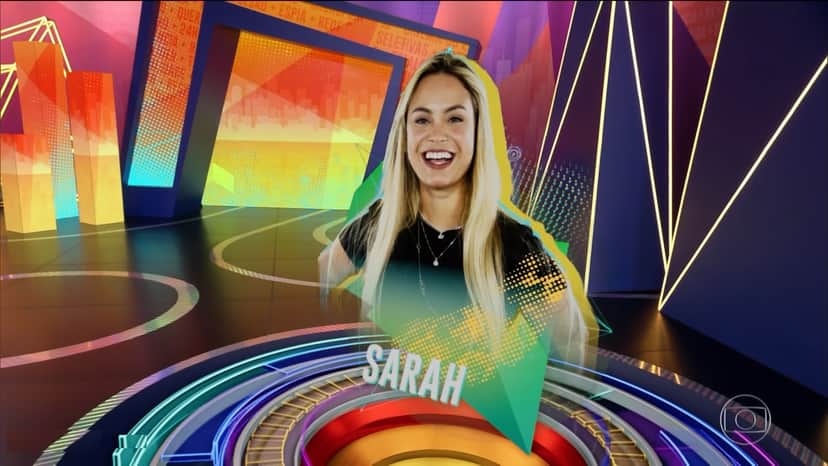 Sarah no BBB21 (Foto: Reprodução) Sarah no BBB21 (Foto: Reprodução)