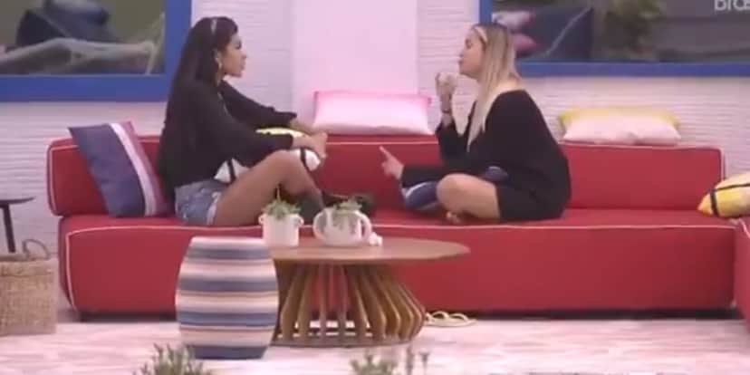 Pocah e Sarah no BBB21 (Foto: Reprodução) Pocah e Sarah no BBB21 (Foto: Reprodução)