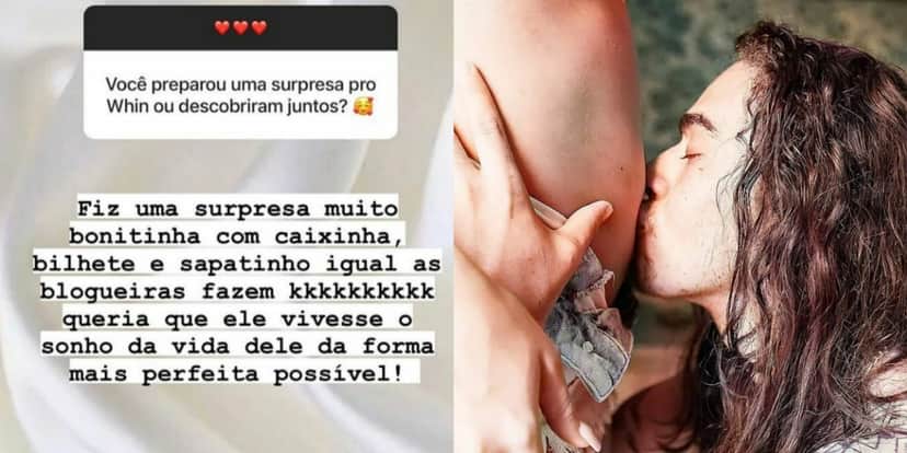Maria Lina conta sonho de Whindersson Nunes ao revelar gravidez - Foto: Reprodução/Instagram Maria Lina conta sonho de Whindersson Nunes ao revelar gravidez - Foto: Reprodução/Instagram