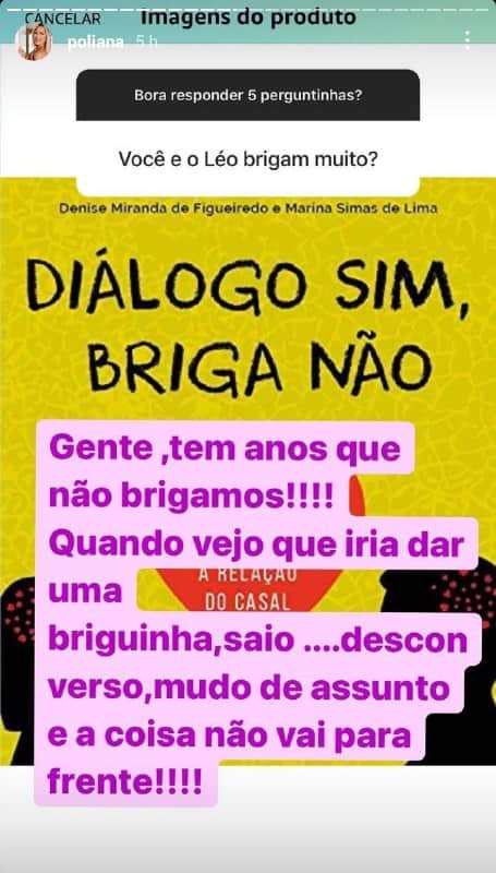 Esposa de Leonardo falou de brigar com o cantor Esposa de Leonardo falou de brigar com o cantor