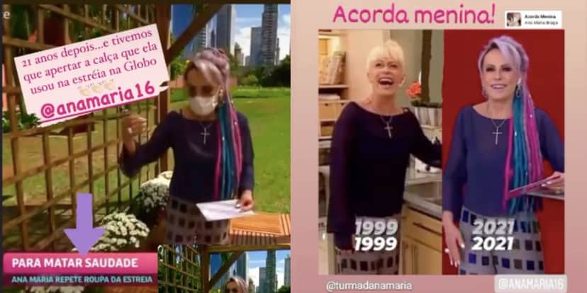 Ana Maria Braga surgiu em sua casa e aparência assustou (Foto: Reprodução/ Instagram)