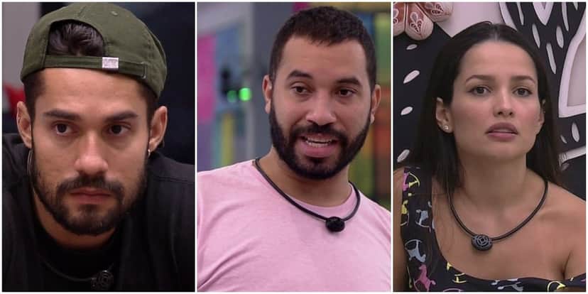 Arcrebiano, Gilberto e Juliette estão no paredão do BBB21 - Foto: Montagem Arcrebiano, Gilberto e Juliette estão no paredão do BBB21 - Foto: Montagem