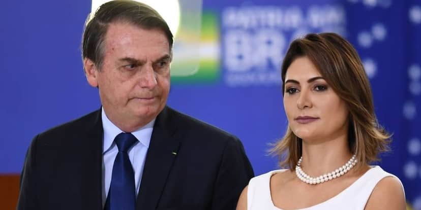 Michelle Bolsonaro é casada com o presidente do Brasil (Foto: Divulgação)