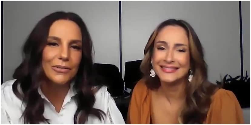 Claudia Leitte e Ivete Sangalo concederam uma entrevista especial para o Fantástico (Foto: Reprodução) Claudia Leitte e Ivete Sangalo concederam uma entrevista especial para o Fantástico (Foto: Reprodução)