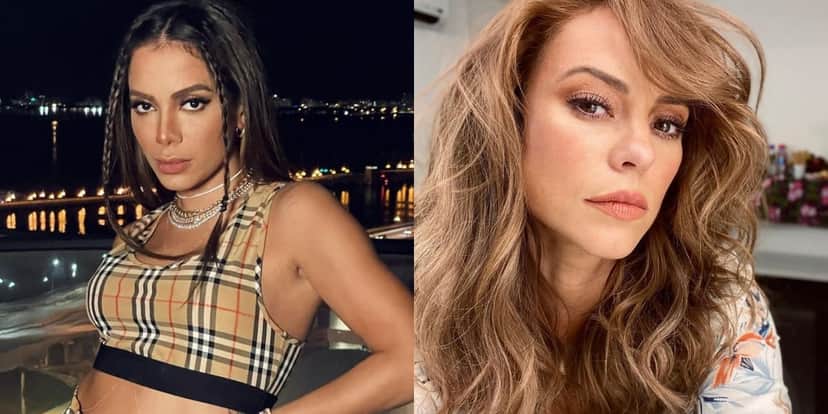 Anitta e Paolla Oliveira (Reprodução) Anitta e Paolla Oliveira (Reprodução)