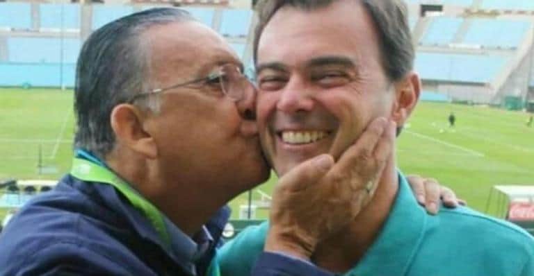 Galvão Bueno e Tino Marcos (Foto: Divulgação) Galvão Bueno e Tino Marcos (Foto: Divulgação)