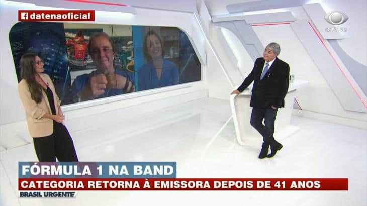 Datena e Glenda Kozlowski (Foto: Divulgação) Datena e Glenda Kozlowski (Foto: Divulgação)