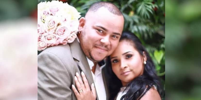 Juninho e esposa (Foto: Reprodução) Juninho e esposa (Foto: Reprodução)