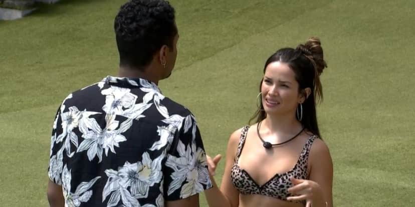 Nego Di e Juliette tentaram se resolver nesta tarde, no BBB21 (Foto: Reprodução/TV Globo)