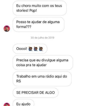 Nego Di enviou mensagens para Luisa Mell (Foto: Reprodução / Instagram) Nego Di enviou mensagens para Luisa Mell (Foto: Reprodução / Instagram)