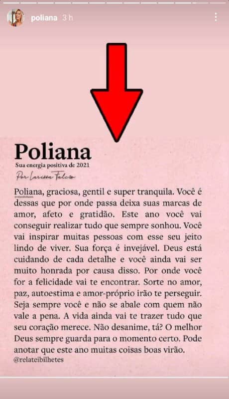 Poliana Rocha, esposa de Leonardo, fez reflexão Poliana Rocha, esposa de Leonardo, fez reflexão