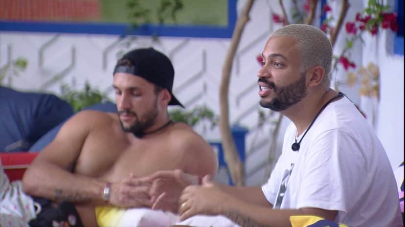 BBB21: Projota lamenta a saída de Nego Di: 'Injustiça muito grande' — (Foto: Globo) BBB21: Projota lamenta a saída de Nego Di: 'Injustiça muito grande' — (Foto: Globo)
