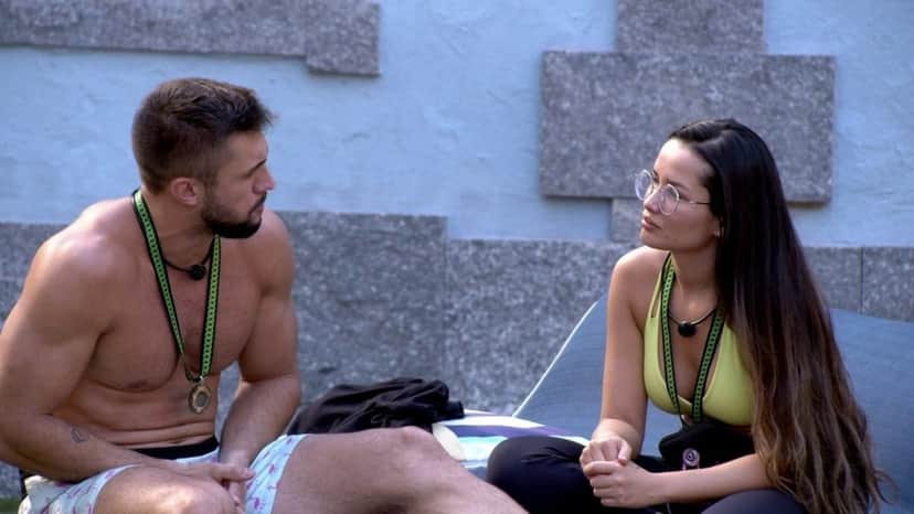 Arthur e Juliette no BBB21 (Foto: Reprodução/Globo) Arthur e Juliette no BBB21 (Foto: Reprodução/Globo)
