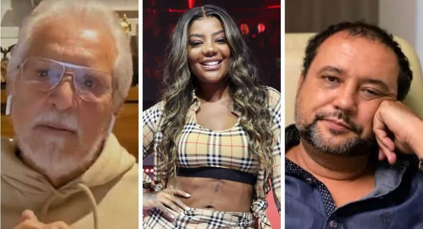 Carlos Alberto, Ludmilla e Geraldo Luís (Reprodução) Carlos Alberto, Ludmilla e Geraldo Luís (Reprodução)