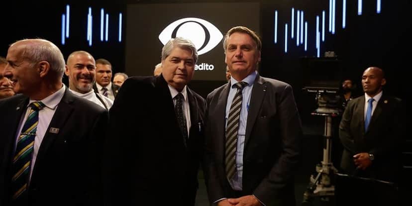 Datena e Jair Bolsonaro (Foto: Reprodução / Band) Datena e Jair Bolsonaro (Foto: Reprodução / Band)